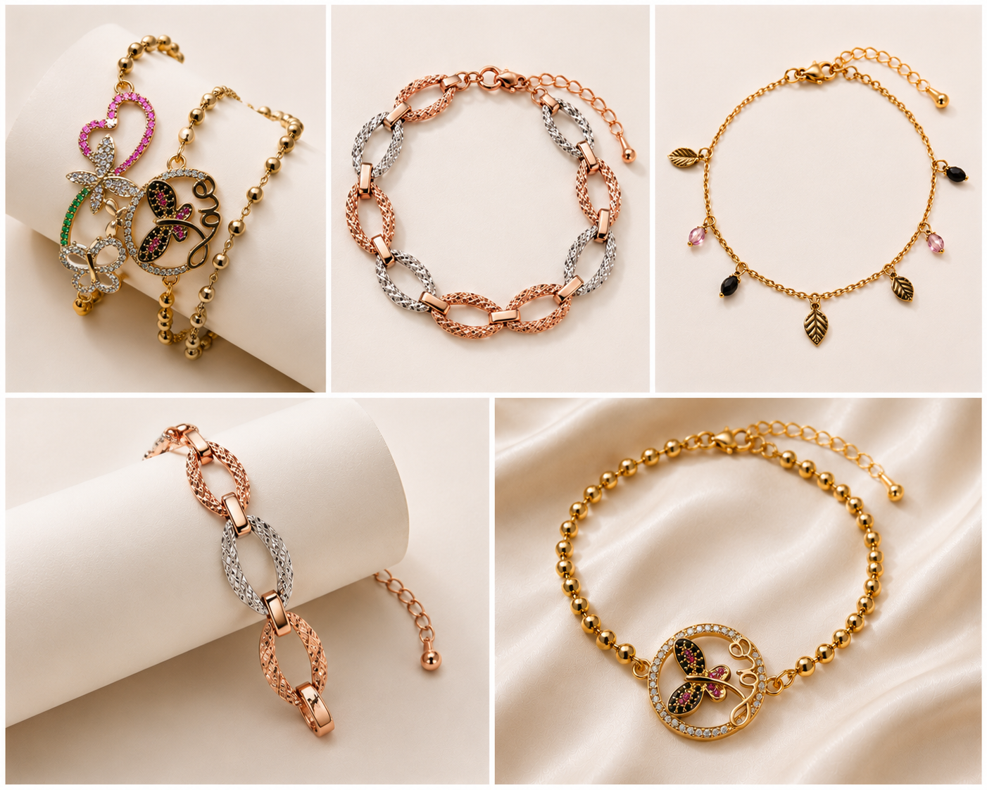 Royal Radiance Pack — 5 Premium Bracelets