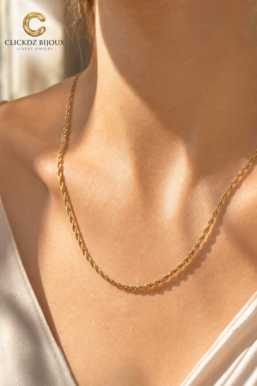 Twisted Rope Gold Chain