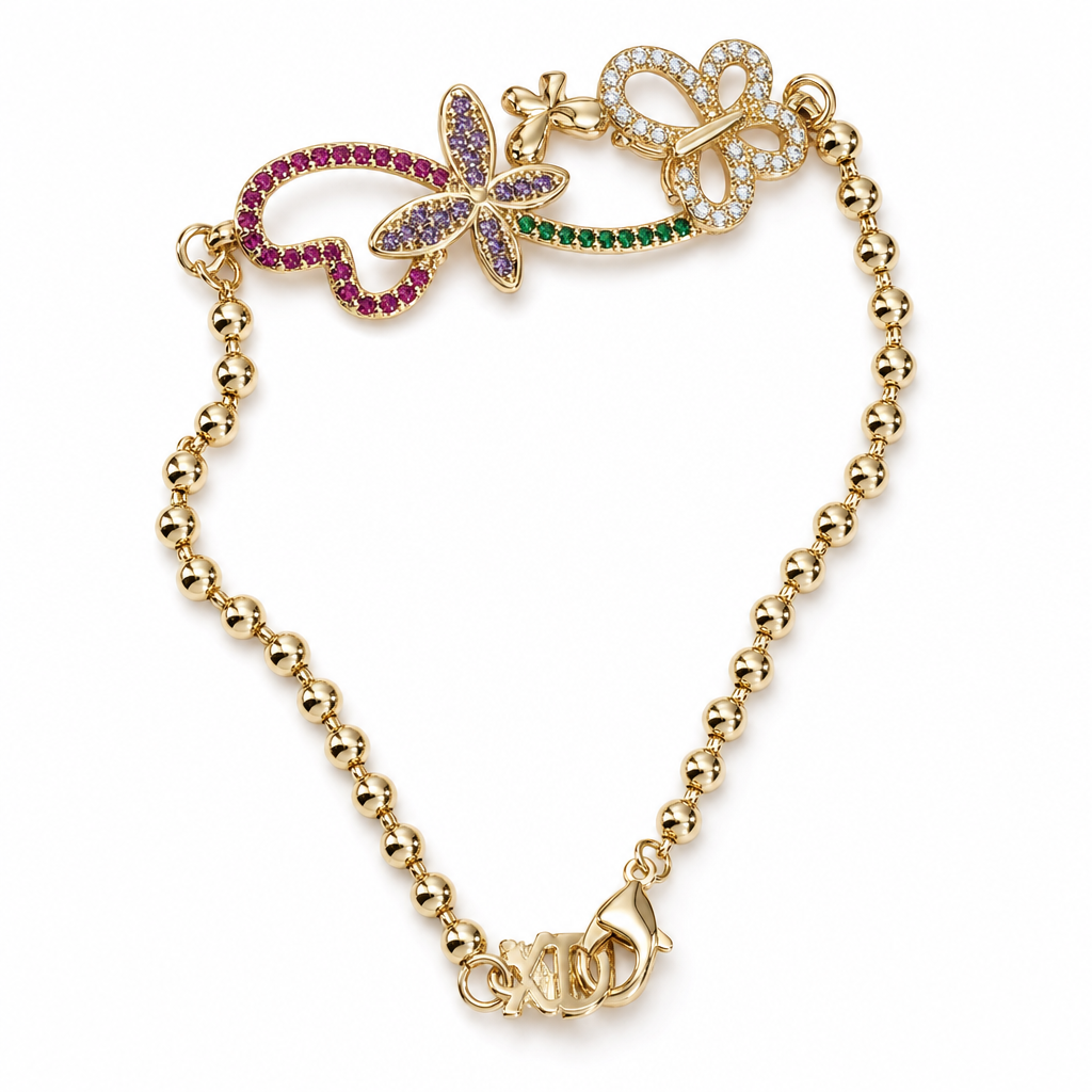 Miniature de Enchanted Multicolor Butterfly Bracelet