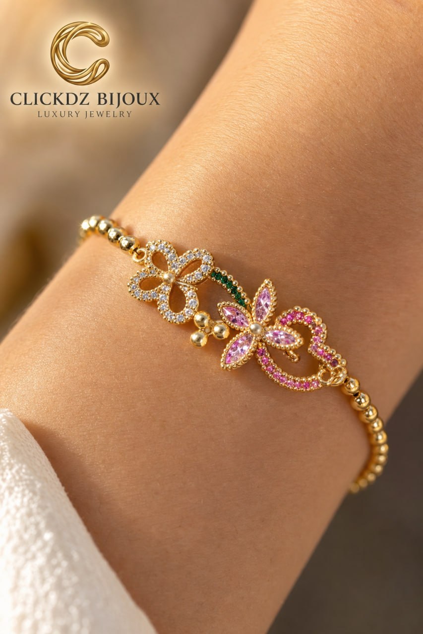 Enchanted Multicolor Butterfly Bracelet