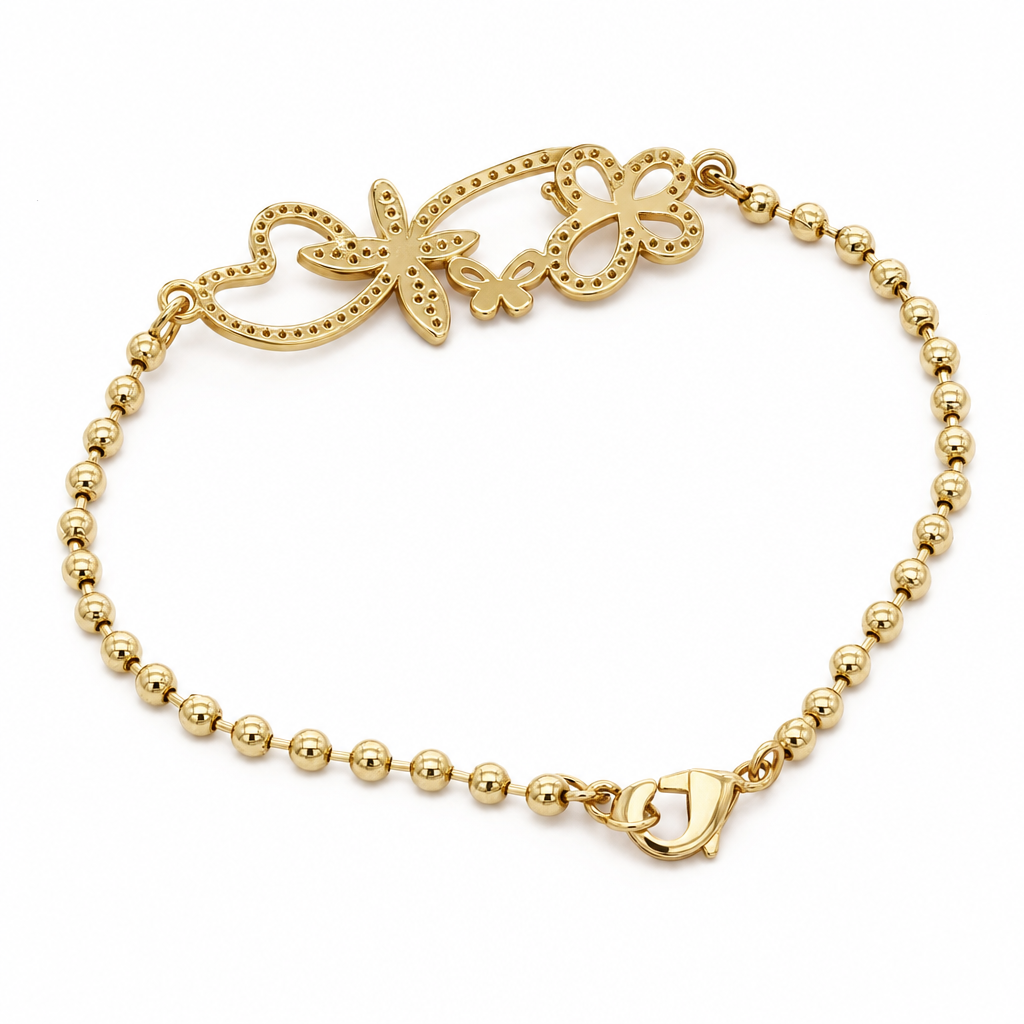 Miniature de Enchanted Multicolor Butterfly Bracelet